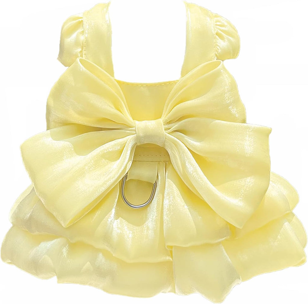 Dog Dress for Small Girl Dogs Cat Dresses for Cats Only Pink Pet Dresses with Bow Decor Cute Summer Girl Dog Skirts,Sleeveless Small Chihuahua Yorkie Clothes - Image 11