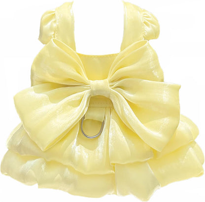 Dog Dress for Small Girl Dogs Cat Dresses for Cats Only Pink Pet Dresses with Bow Decor Cute Summer Girl Dog Skirts,Sleeveless Small Chihuahua Yorkie Clothes - Image 11