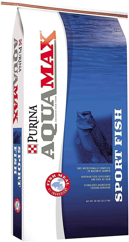 Purina Aquamax Sportfish MVP 50 Pound bag front view