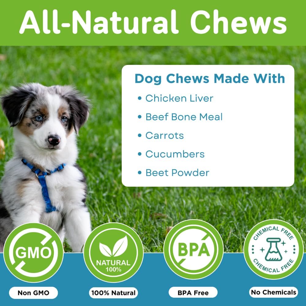 Natural pet silymarin and N-acetyl cysteine vitamins for canine liver wellness