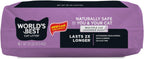 WORLD'S BEST CAT LITTER Multiple Cat Lavender Scented 32-Pounds - Natural Ingredients, Quick Clumping, Flushable, 99% Dust Free & Made in USA - Calming Fragrance & Long-Lasting Odor Control - Image 9