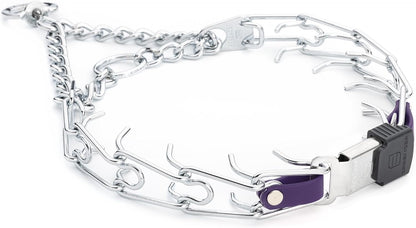 Herm Sprenger Prong Collar with Quick Release Cliclock Buckle & Biothane Insert & Swivel Ring | Chrome Plated Steel No Pull Dog Training Collar Made in Germany, Black 16in x 2.25mm Necks up to 13-14in - Image 13