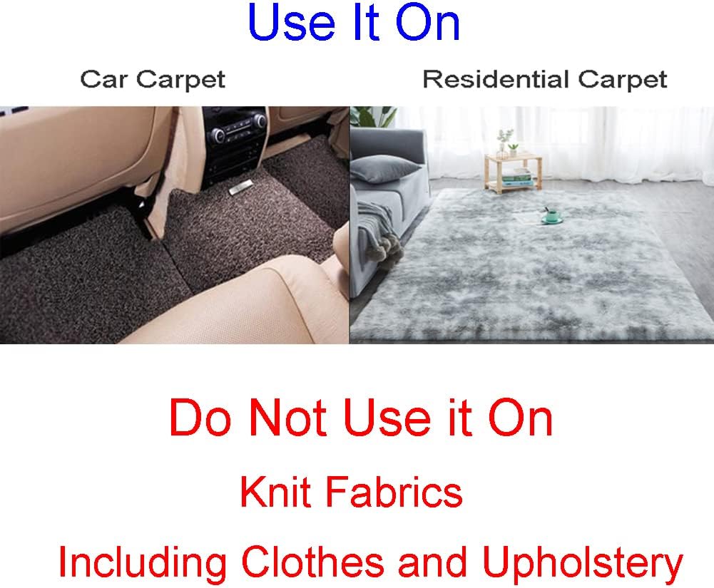 Side profile of portable carpet lint remover with wooden handle