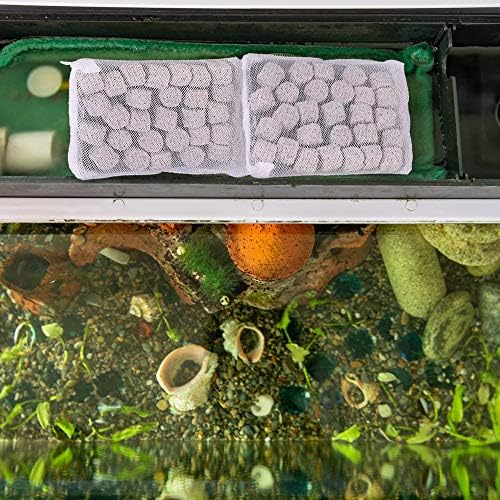 DEPEPE reusable filter media bags for freshwater and saltwater tanks