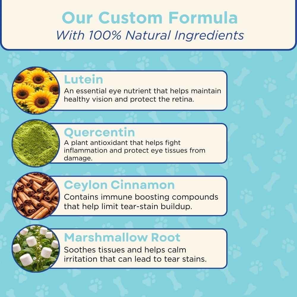 PawVital chicken flavor soft chews for pet vision support
