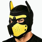 Pup Hood, Puppy Play Hood, Removable Dog Full Face Pup Mask (Blue) - Image 10