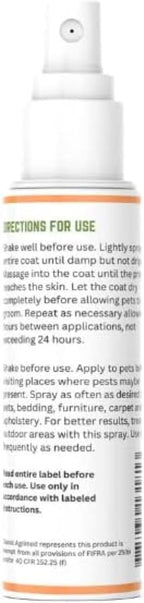 Healthy Paw Life flea and tick spray used on dog fur