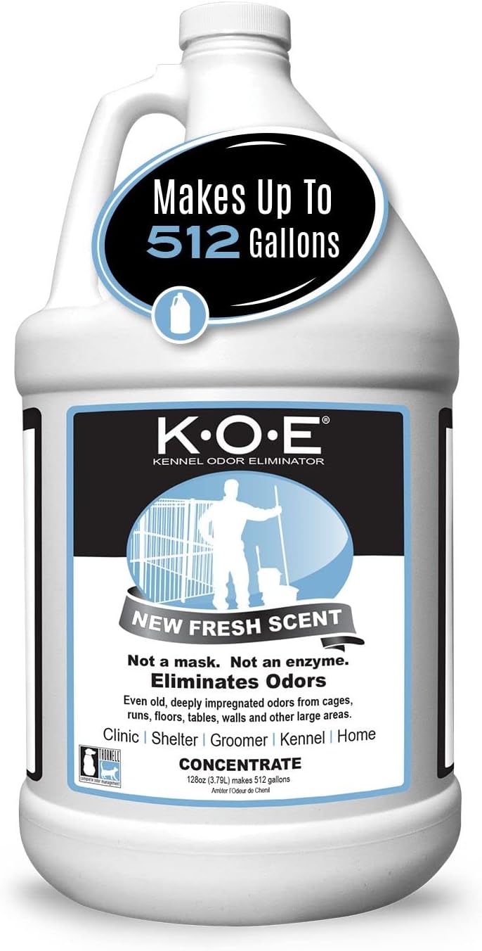 Odorcide K.O.E Kennel Odor Eliminator Concentrate, Fresh Scent, 16 oz - Non-Enzymatic Formula for Cages, Runs, Home and Kennel Use - Image 9