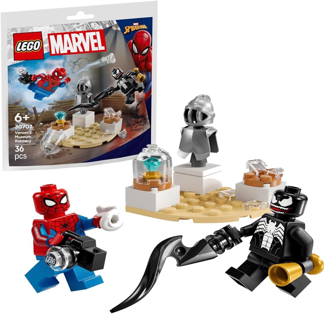 LEGO Marvel Spider-Man Venoms Museum Robbery 30707 front packaging view