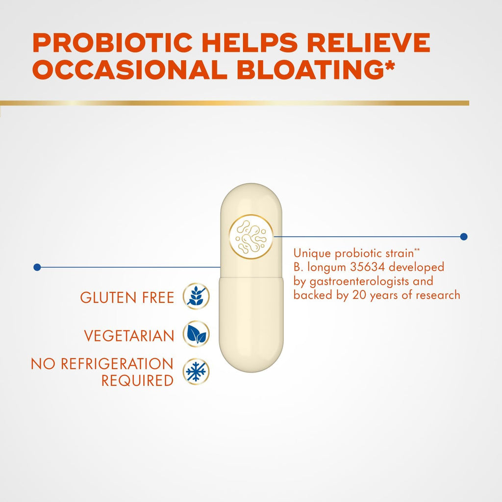 Align Probiotic for men and women close up of capsules