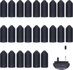 Shock Collar Rubber Tips for Dog,24 Pieces Column Conductive Rubber Sleeve Prong Collar Cover Training Collar Replacement Parts for Dog Shock Collar Prongs or Anti Bark Collars (13 mm) - Image 9