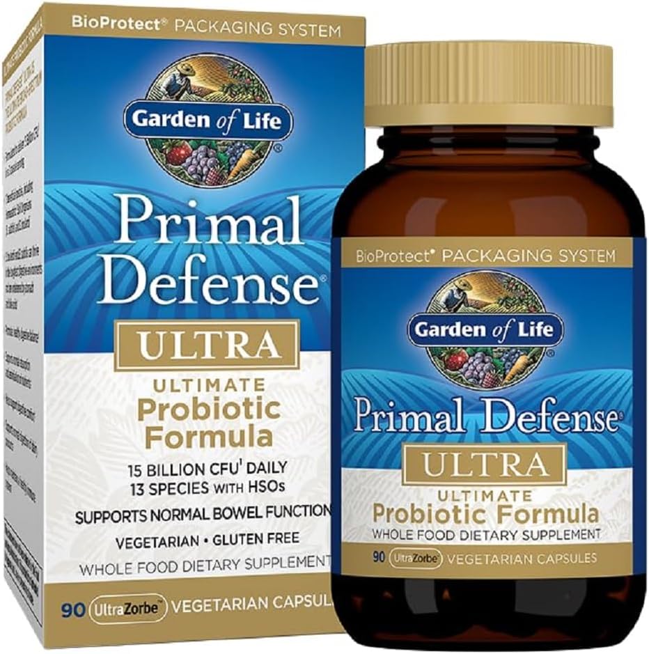 Primal Defense Ultra probiotic capsules gut health support