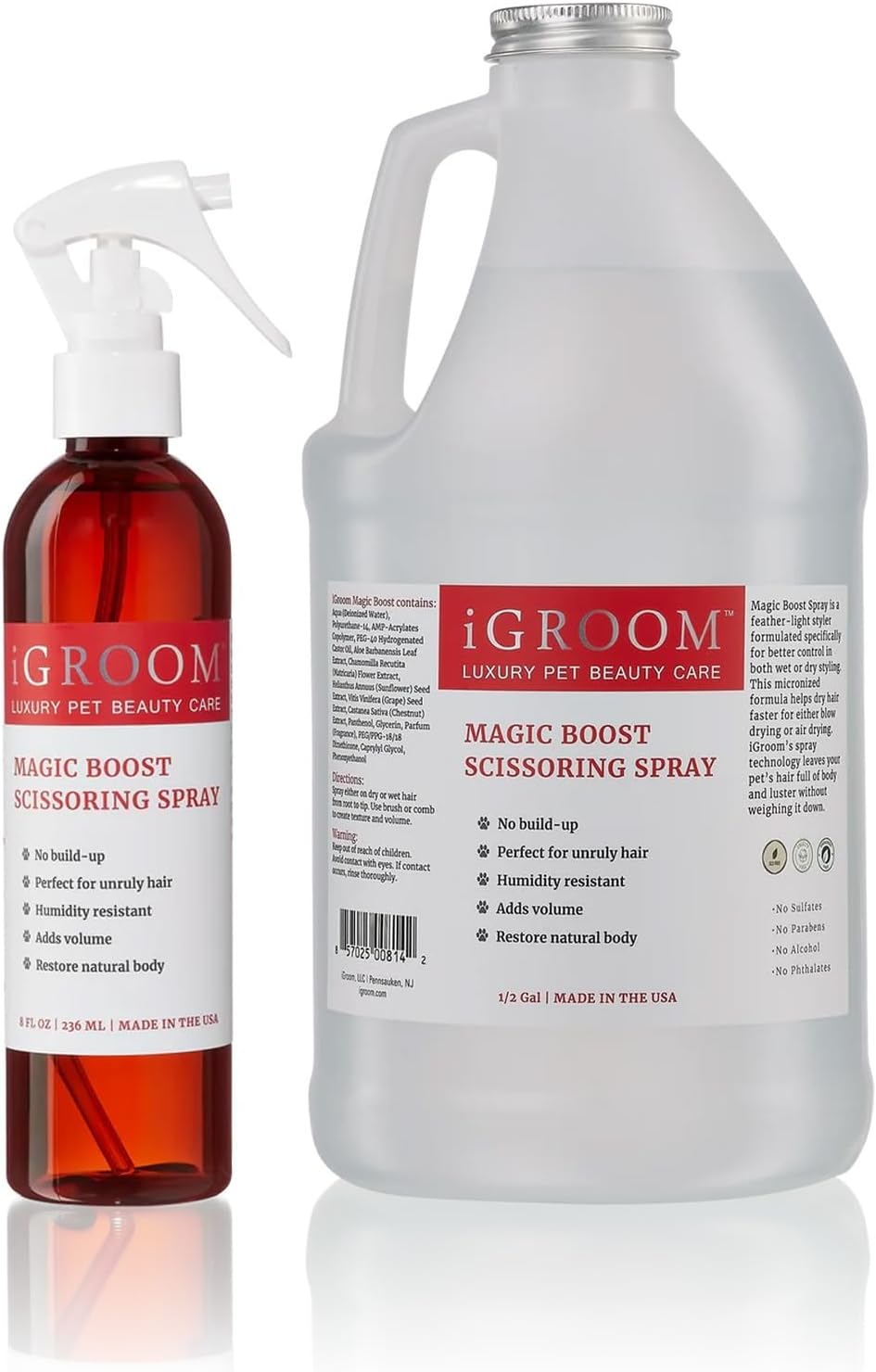 iGroom Magic Boost Dog Scissoring Spray, Luxury Pet Beauty Care, Adds Volume, Restores Natural Body, Made in USA, 8 oz - Image 9