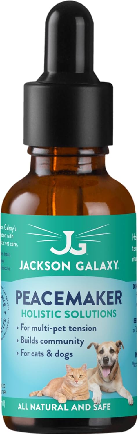 Two fluid ounce bottle of Jackson Galaxy behavior formula