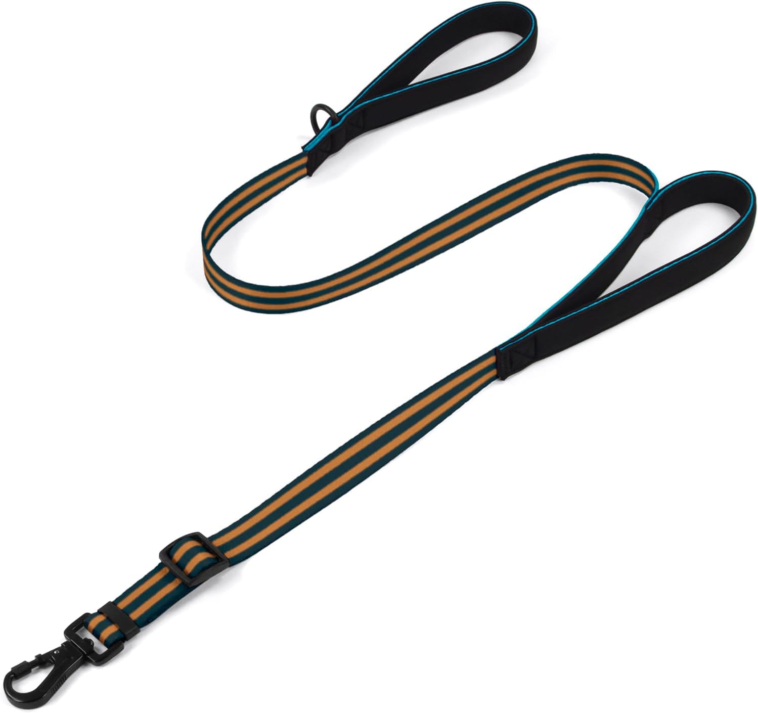Dog Leash for Large Dogs, Double Handle Heavy Duty Adjustable Leash with Soft Padded Handles, Traffic Control Training Lead for Walking, Running (Pink & Grey Stripe, 6 ft) - Image 15