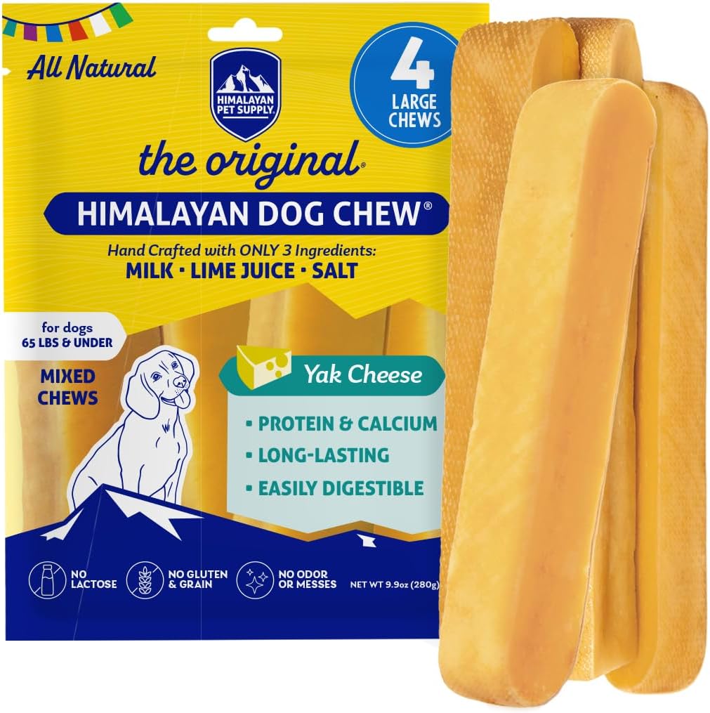 Himalayan Dog Chew Original Yak Cheese Dog Chews, The Better-For-You Chew, 100% Natural, Long Lasting, Healthy Safe Dog Treats, Lactose & Grain Free, Protein Rich, For Dogs 65 Lbs & Smaller, 3-Count - Image 11