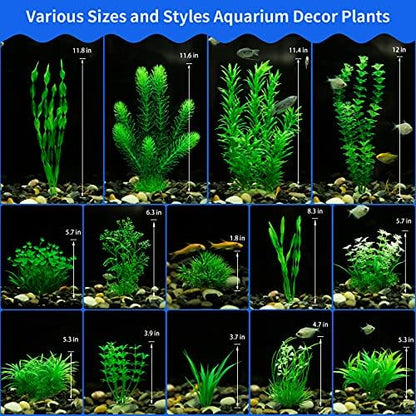 Soft plastic leaves of MyLifeUNIT aquarium decorations for safe fish hideouts