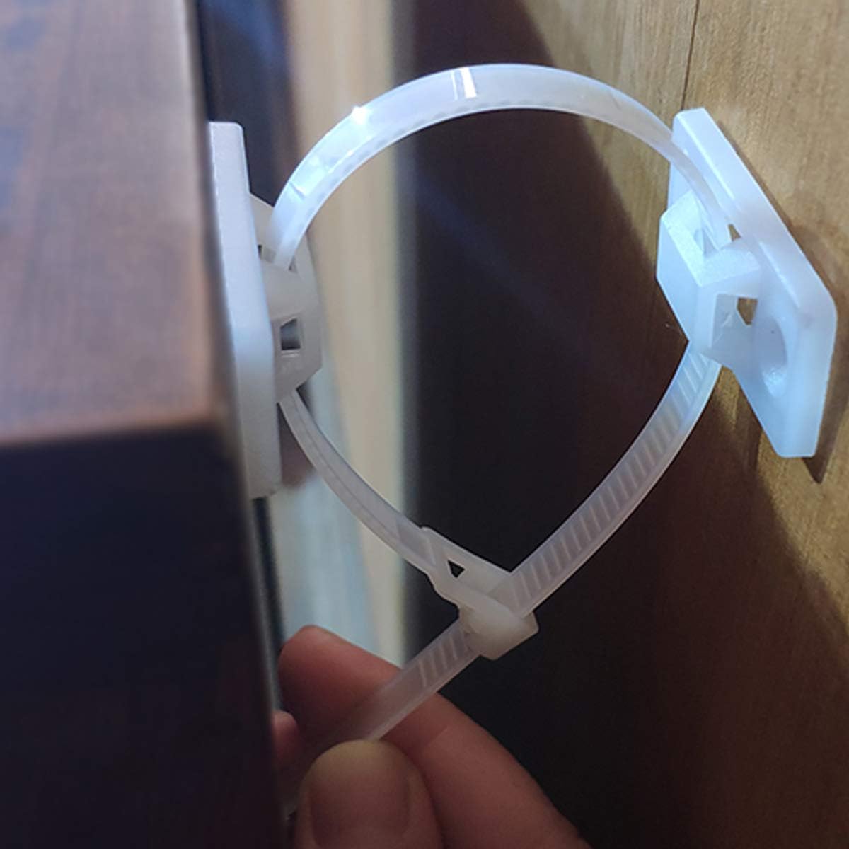 Lomily anti-tip furniture wall anchor straps 6 pack front view