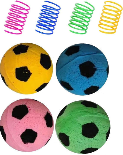 Mixed color Ginfh indoor cat golf ball toy set