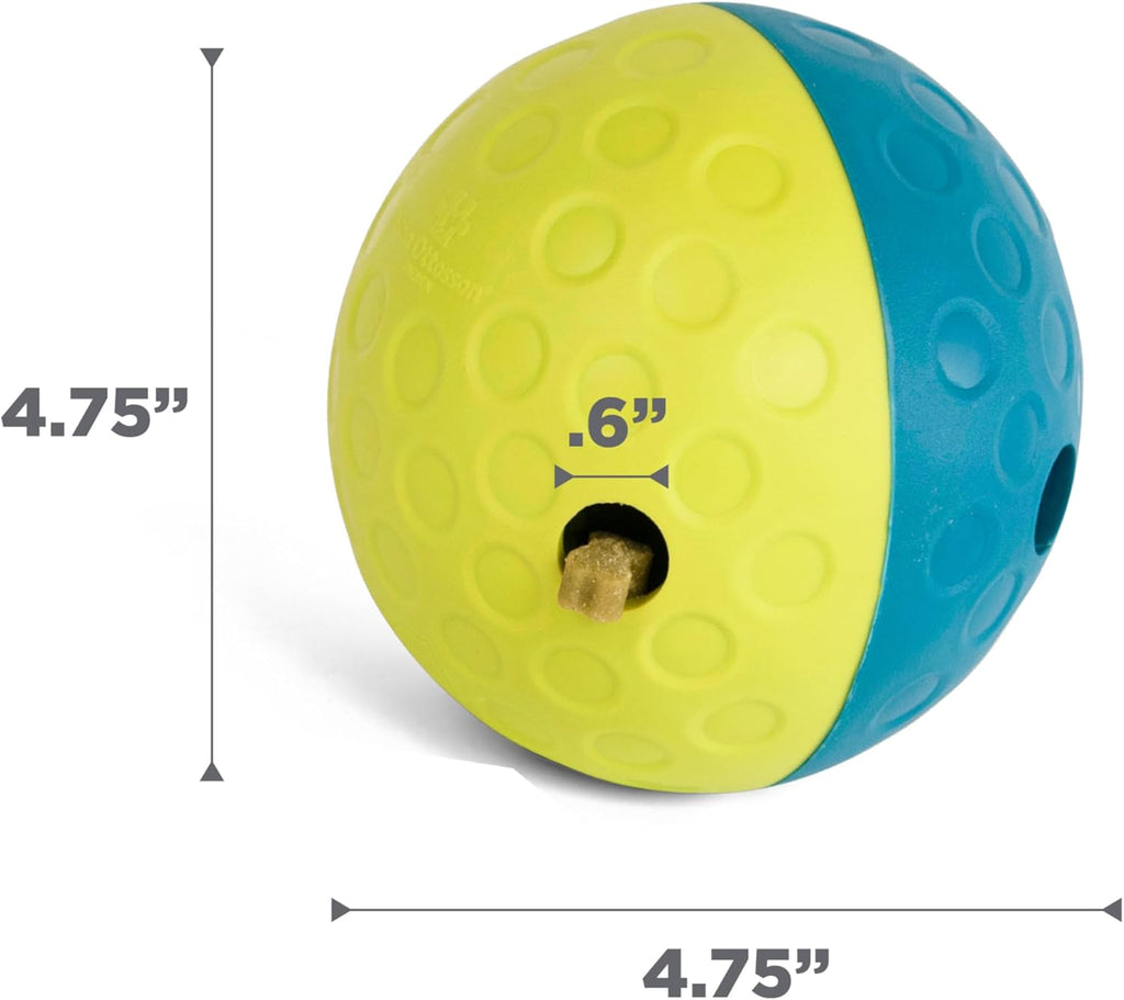 Durable food safe pet mind game ball for boredom prevention