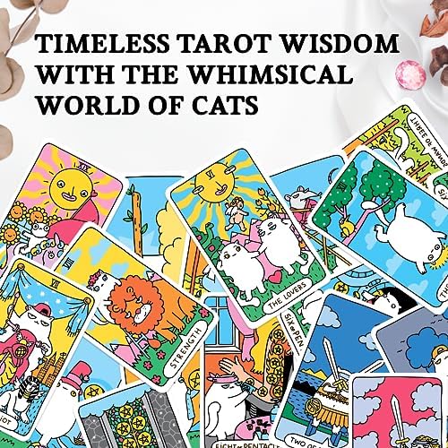 High quality finish of Wyspell Cat Tarot deck