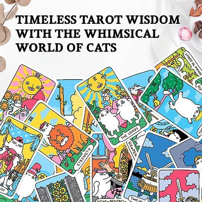 High quality finish of Wyspell Cat Tarot deck