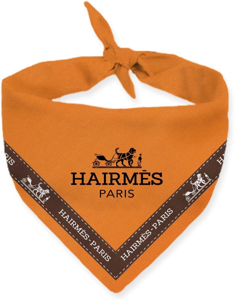 Chewy Vuiton Dog Bandana Designer Fashion Scarf Kerchief for Small Medium and Large Dogs, Funny Parody Gift for Girl or Boy Dog, Soft Durable Fabric, Adjustable Tie-On Style Triangle - Image 13