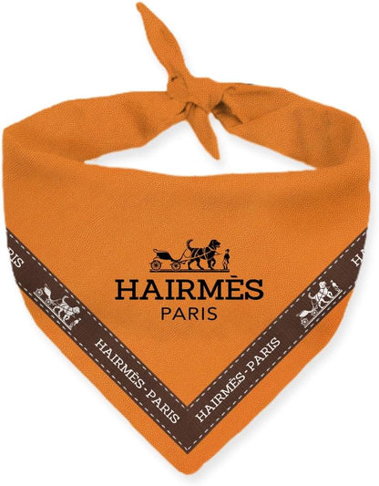 Chewy Vuiton Dog Bandana Designer Fashion Scarf Kerchief for Small Medium and Large Dogs, Funny Parody Gift for Girl or Boy Dog, Soft Durable Fabric, Adjustable Tie-On Style Triangle - Image 13