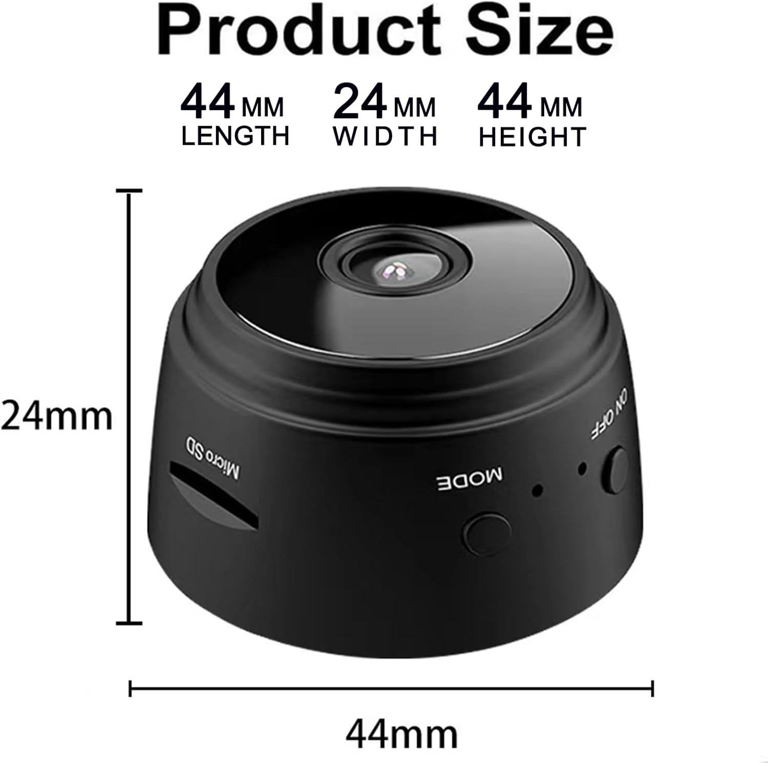 Zmdcam surveillance camera magnetic mounting feature