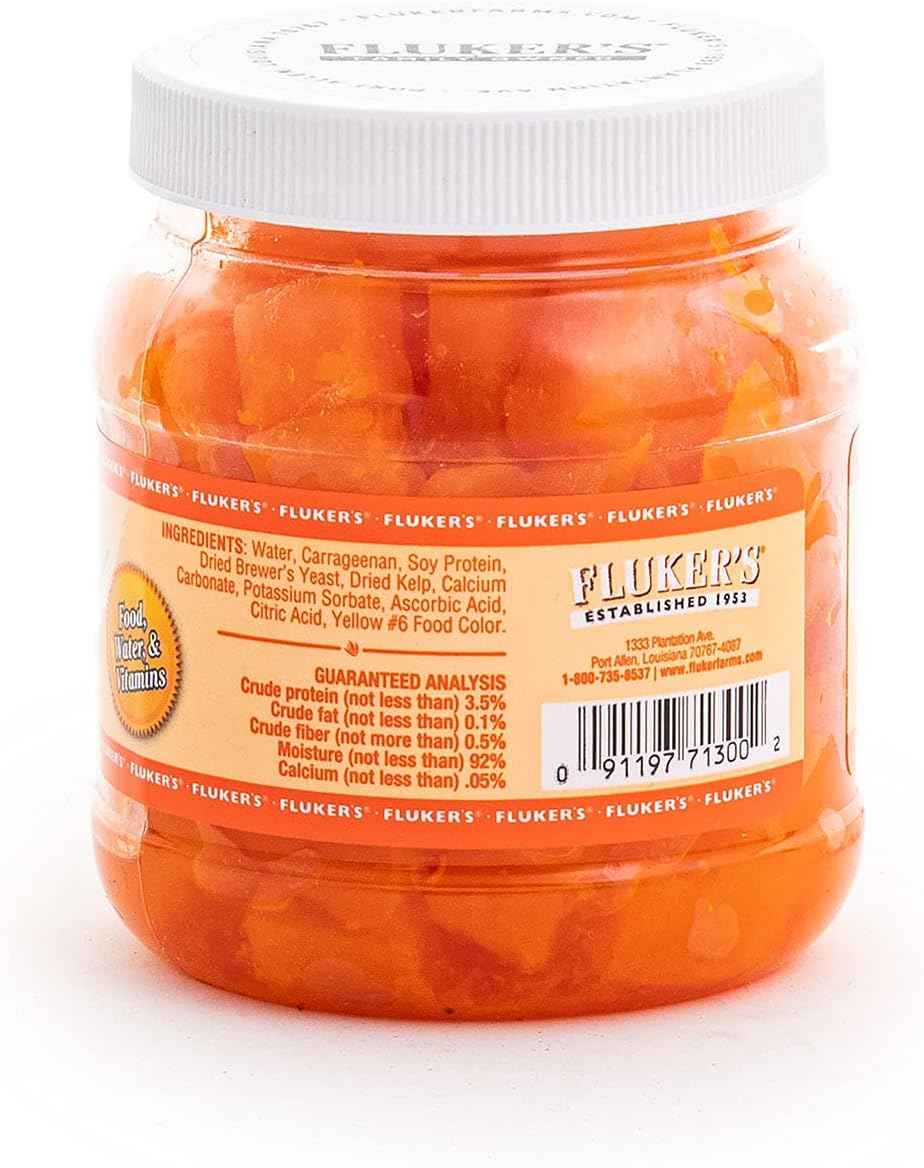 Fluker's insect gut load food label details