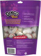 Dingo miniature dog treats wrapped with real chicken flavor