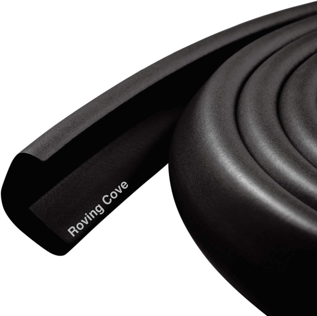 Roving Cove HeftyFit Edge Protector Onyx Black front view