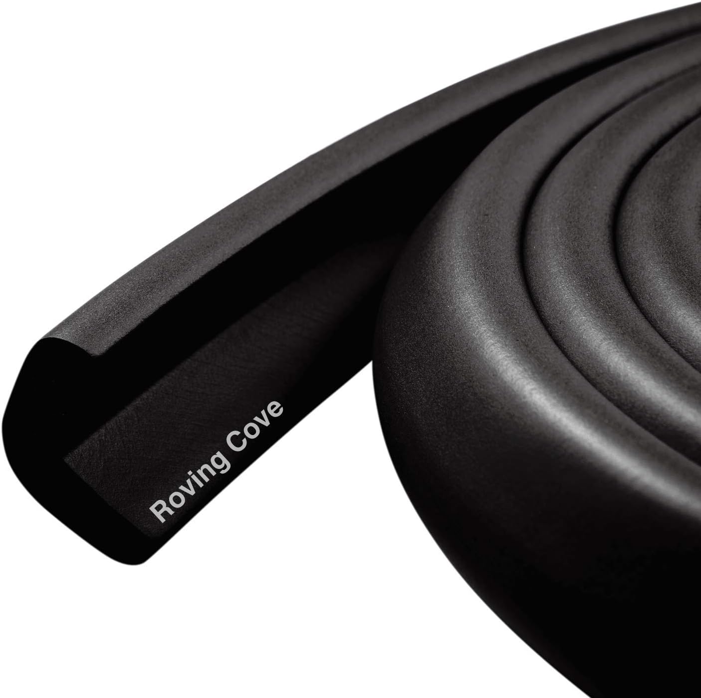 Roving Cove HeftyFit Edge Protector Onyx Black front view