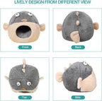 Close up of removable washable cushioned pillow