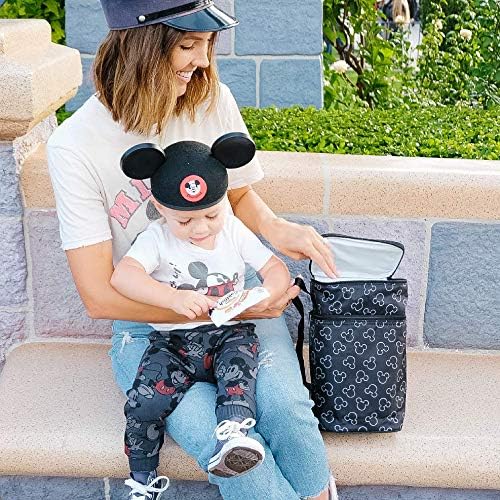 Side view of J.L. Childress insulated breast milk cooler bag