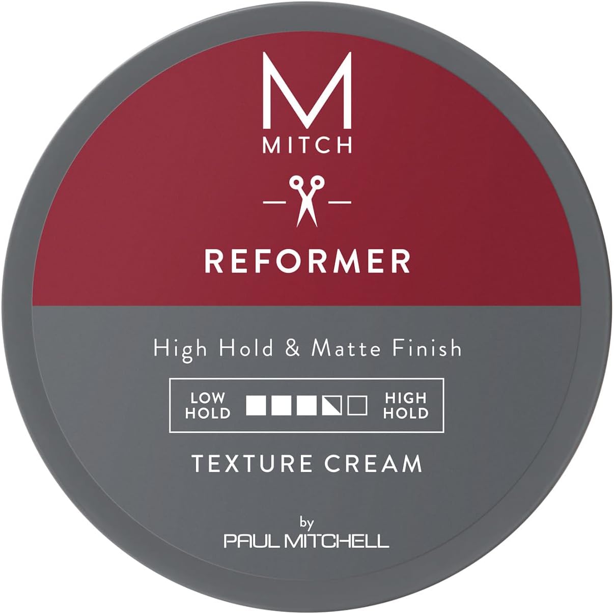 Paul Mitchell MITCH Reformer Texture Cream front view matte hair putty for men