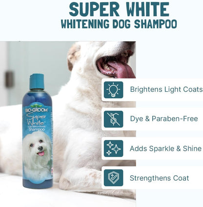 Bio-Groom Super White Coat Brightener Shampoo bottle