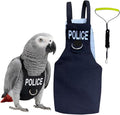 Copfeu bird diaper flight suit front view with police print