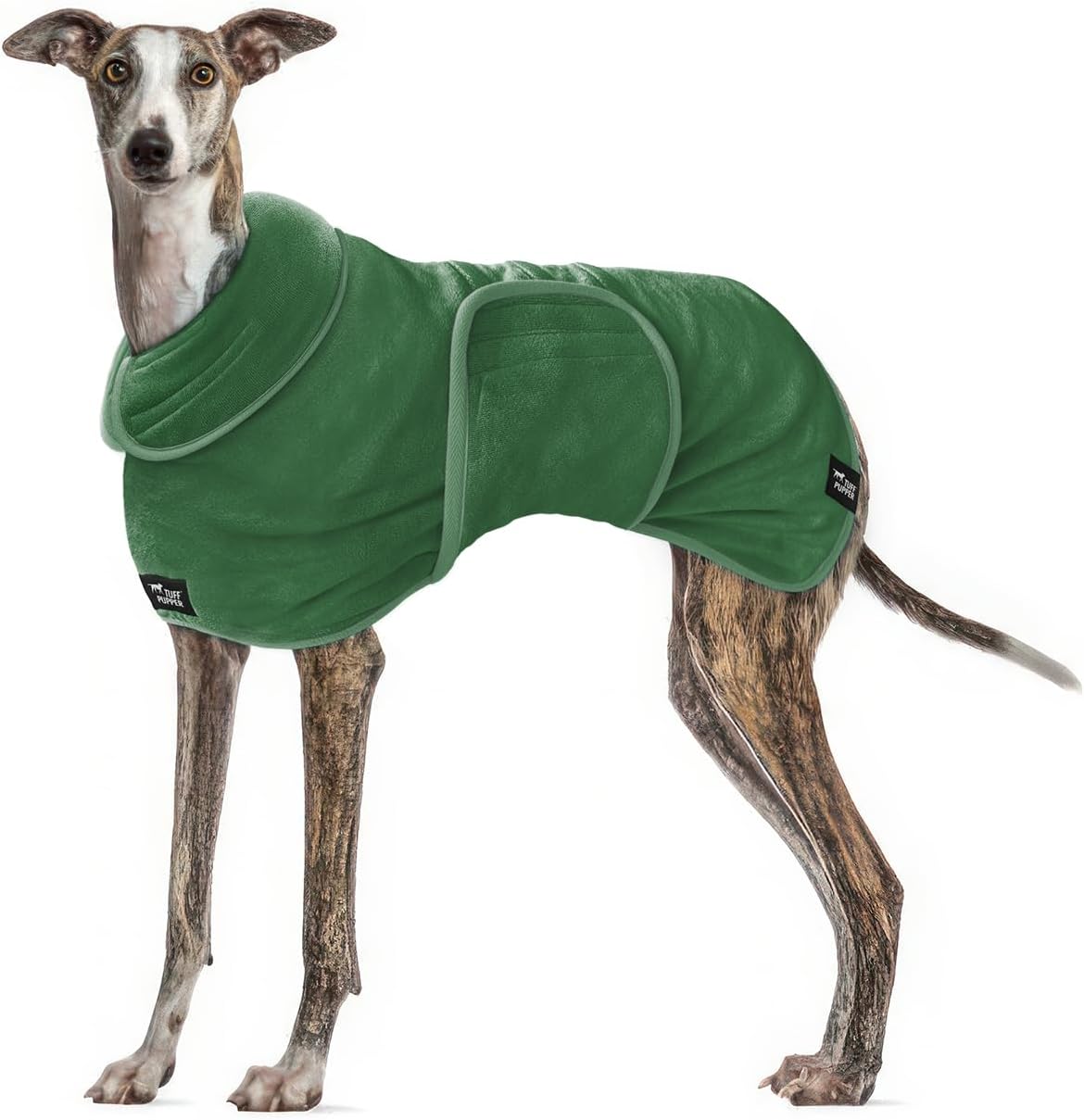 Tuff Pupper Fast Drying Dog Bath Robe | 800 GSM Plush Dog Towel Bathrobe/Dressing Gown | Super Absorbent Pet/Puppy Bathrobe | Adjustable Hood & Belly Strap | Super Soft | Fast Drying (Giant, Gray) - Image 13