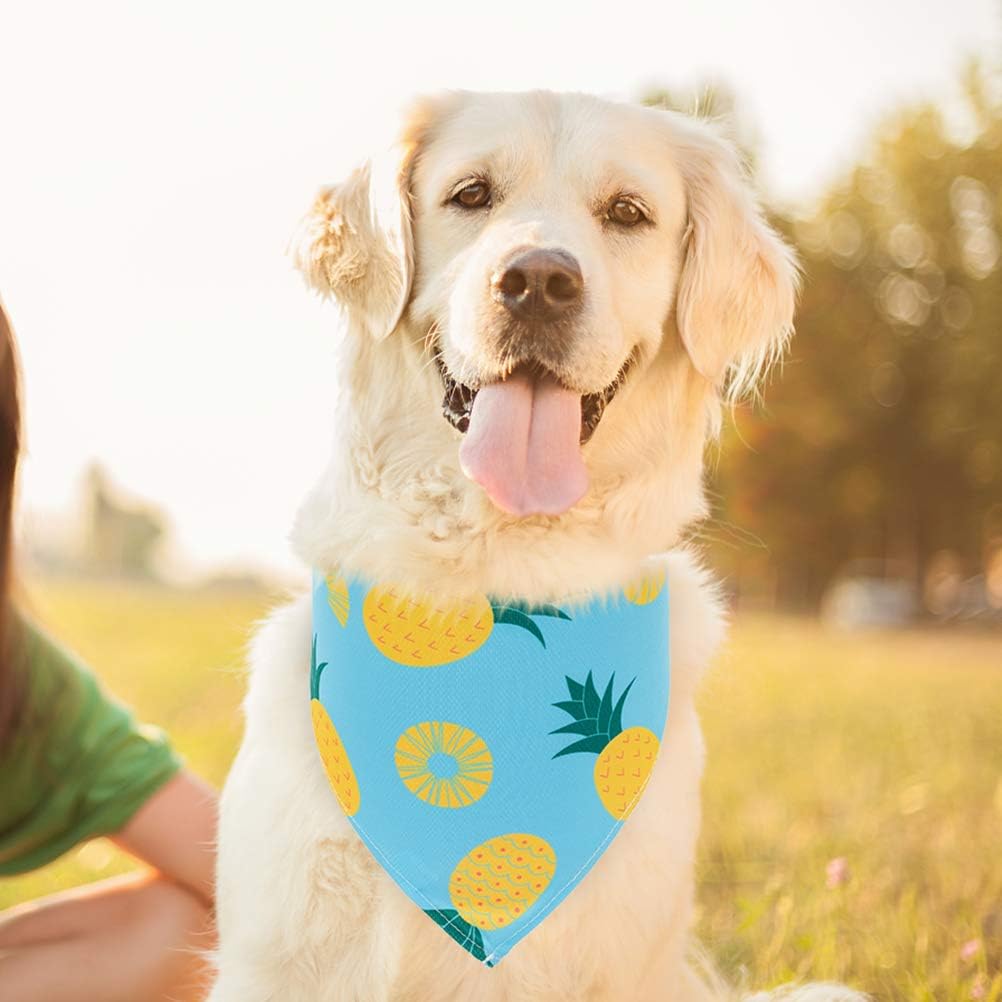 EXPAWLORER adjustable hawaiian pet bibs for heat relief