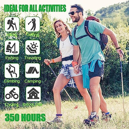 Assorted colors of Scentpellent insect repellent wristbands