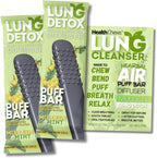 HealthChews Mullein Herbal Detox Breather front view of 2 pack packaging