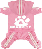 Dog Hoodie Security Clothes 4 Legs Jumpsuit Sweatshirt Hoodies Soft & Warm Dog Outfit Pullover Winter Clothes Sweater for Small Medium Large Dogs Cats (Gray, Medium) - Image 11