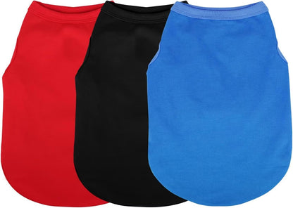 Upgrade Your Pup's Wardrobe: Sleek Solid-Colored Dog Shirt Tank Top, Perfect for Small to Medium Dogs, Offering Simple Style and Comfort Black M - Image 12