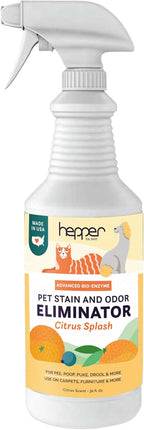 Hepper Advanced Bio-Enzyme Pet Stain & Odor Eliminator Spray - Smell, Stain & Urine Remover for Cats, Dogs & Other Animals - 32oz Spray Safe for the Home - Neutral - Image 9