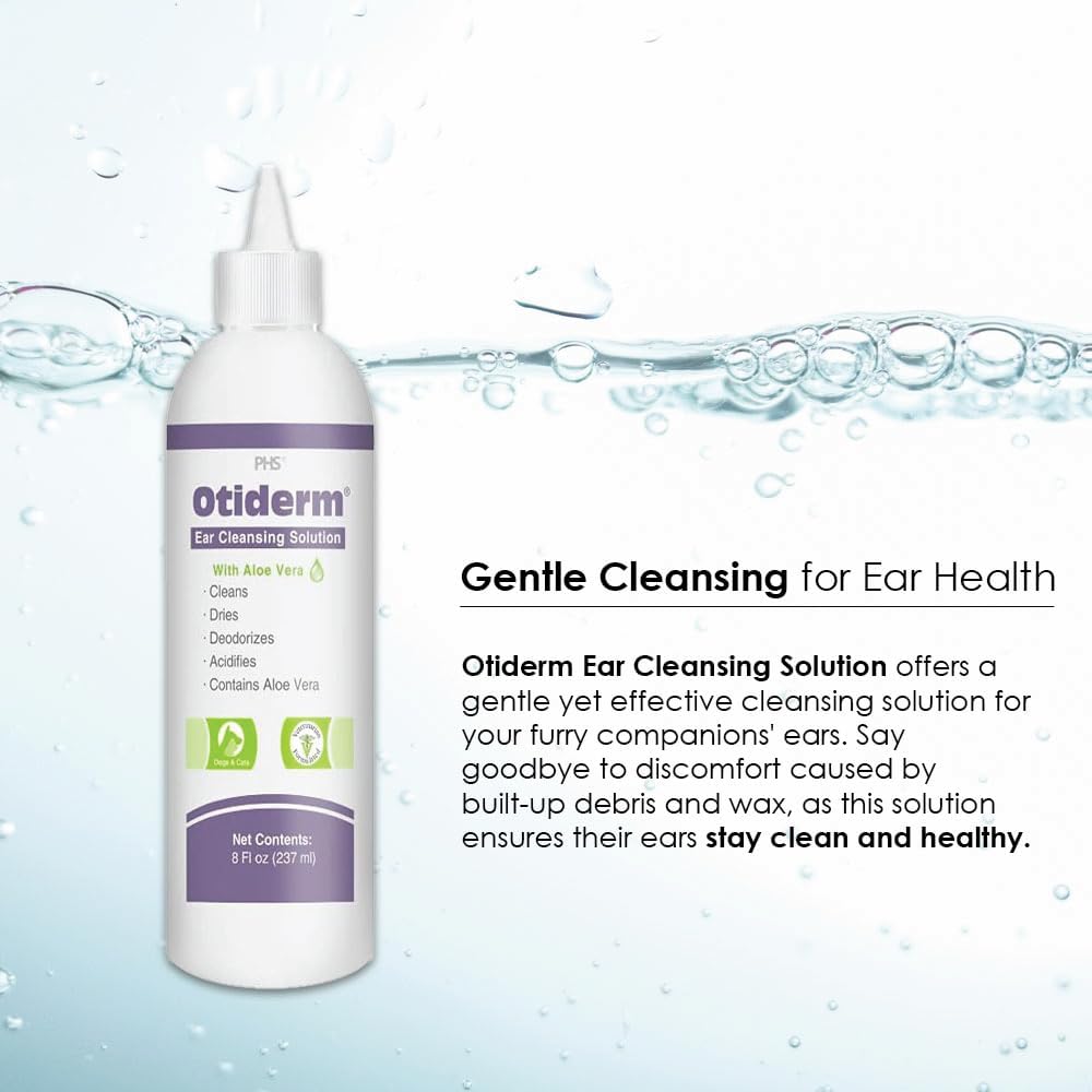 Otiderm aloe vera formula pet ear hygiene bottle