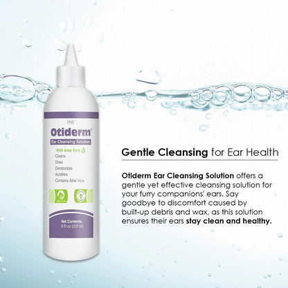 Authentic USA imported Otiderm pet ear cleansing solution