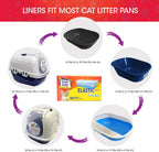 Fresh Kitty elastic band cat litter box liner feature