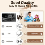 Seyezo water-resistant cat recovery collar fabric detail
