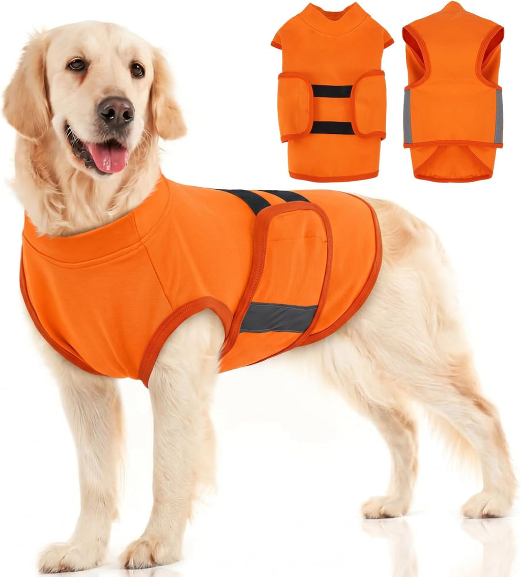 MIGOHI Dog Anxiety Relief Coat,Comfort Anxiety Vest for Dogs,Adjustable Anxiety Calming Wrap for Fireworks,Thunderstorms,Travel, Separation, Dog Anxiety Jacket for Small Dogs,S,NavyBlue - Image 11